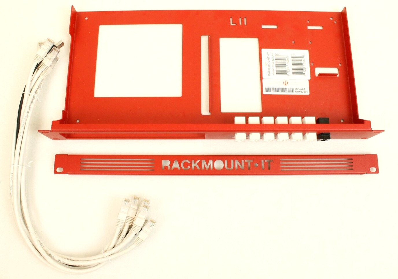 Rackmount.IT RM-WG-T5 V2 Mount for WatchGuard Firebox T35 T55 Red