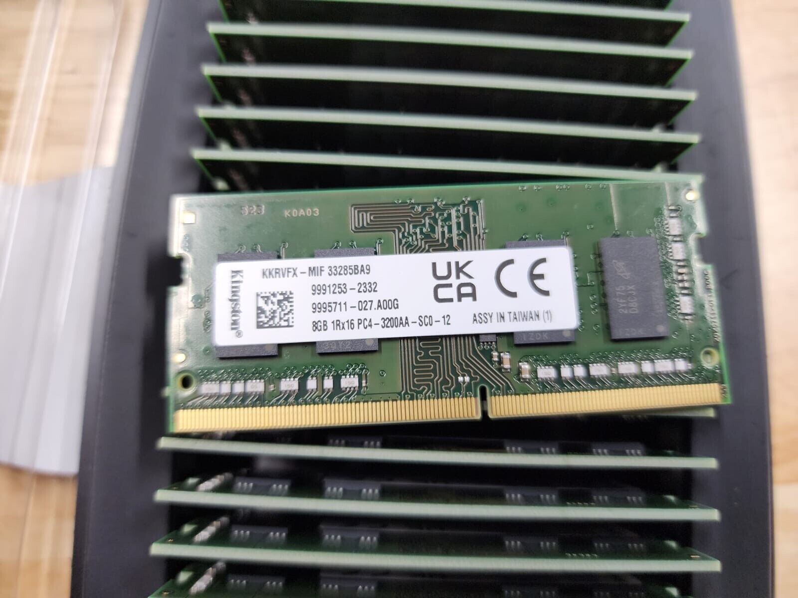 Kingston (8GB) DDR4 1Rx16 (PC4-3200AA) Laptop RAM Memory (KKRVFX-MIF)