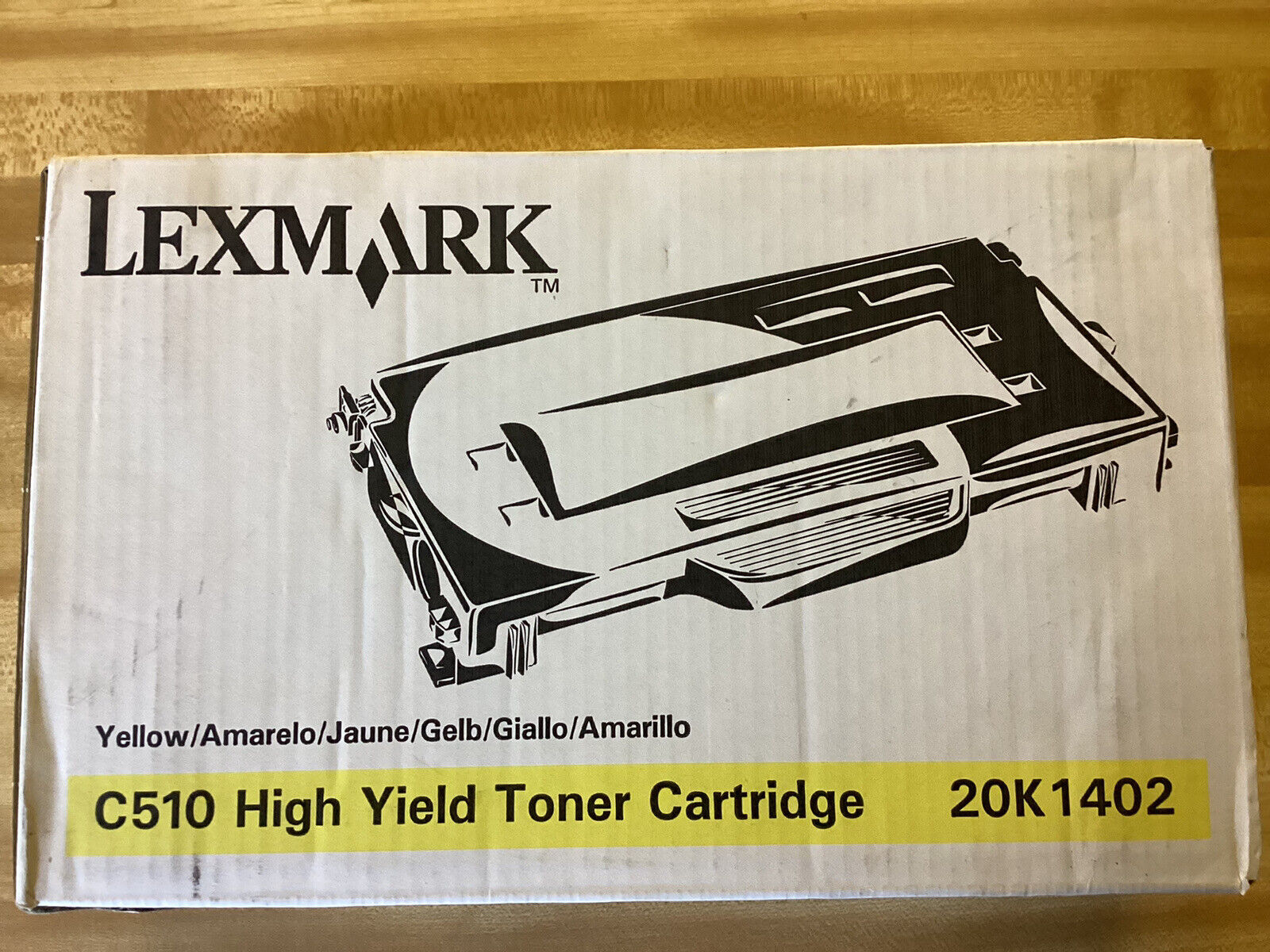20K1402 LEXMARK C510 TONER CART YELLOW