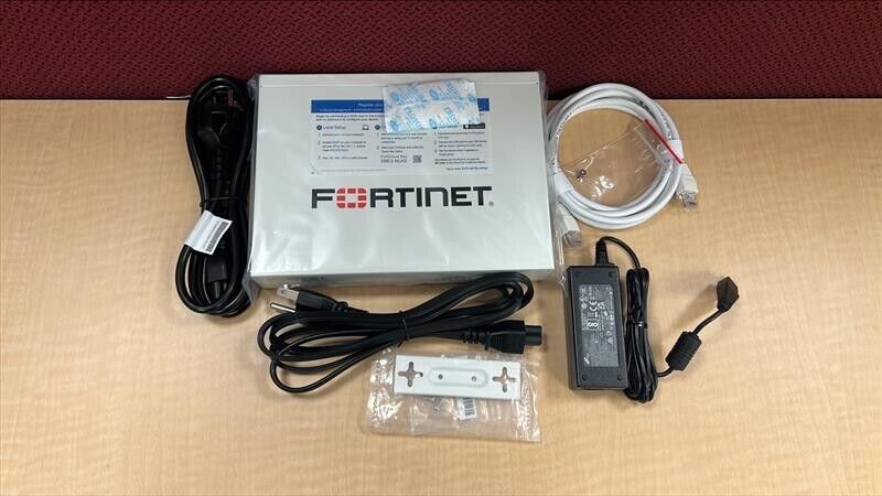 FORTINET FortiGate60F+1YR Forticare UTP EXP 3/26/25 (FG-60F-BDL-950-12)-Open Box