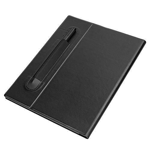 KuRoKo Slim Lightweight Book Folios Leather Case Cover for Remarkable 2 ,(Black)