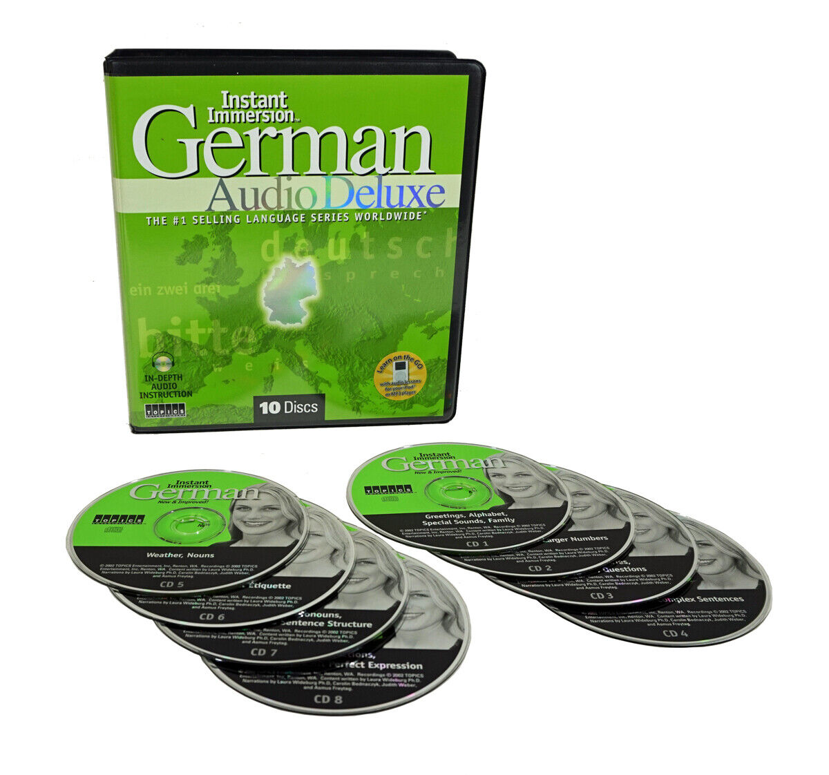 Learn Speak Talk Understand GERMAN Language 8 Audio CD Set - listen in your car