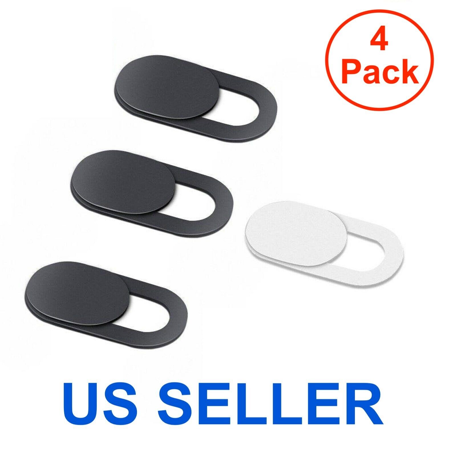 4PCS WebCam Cover Slide Camera Privacy Security Protect Sticker For Phone Laptop