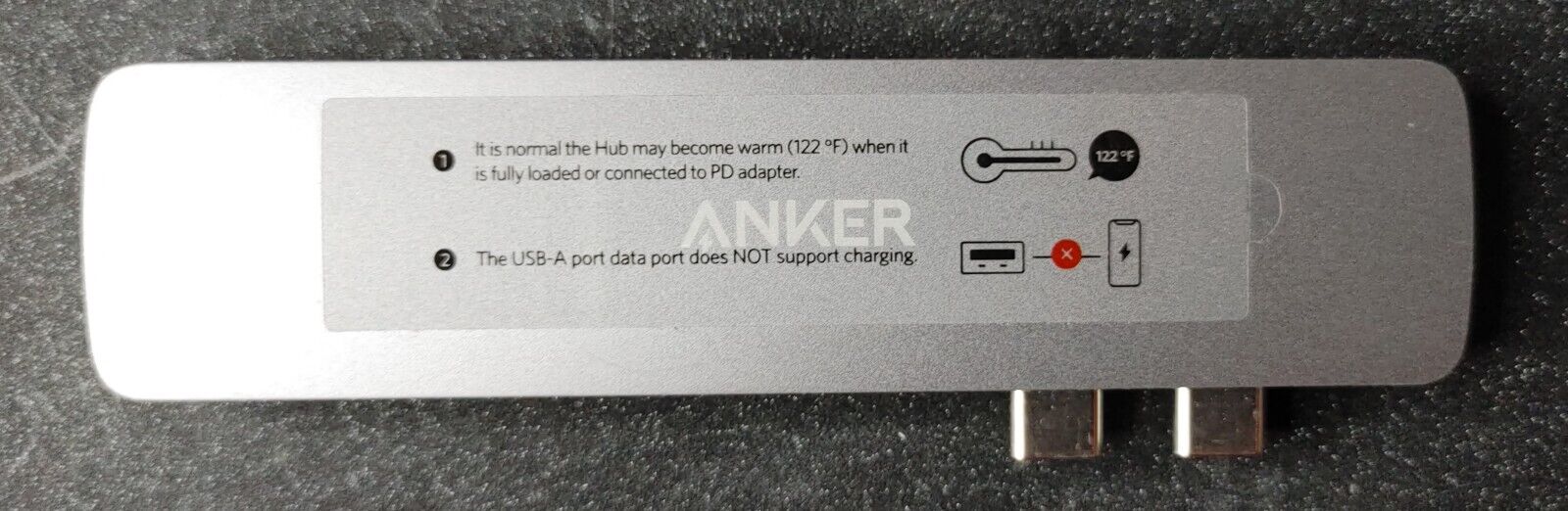 Anker 8-in-2 USB C Hub Adapter Splitter Thunderbolt 3 Port 4K HDMI for MacBook