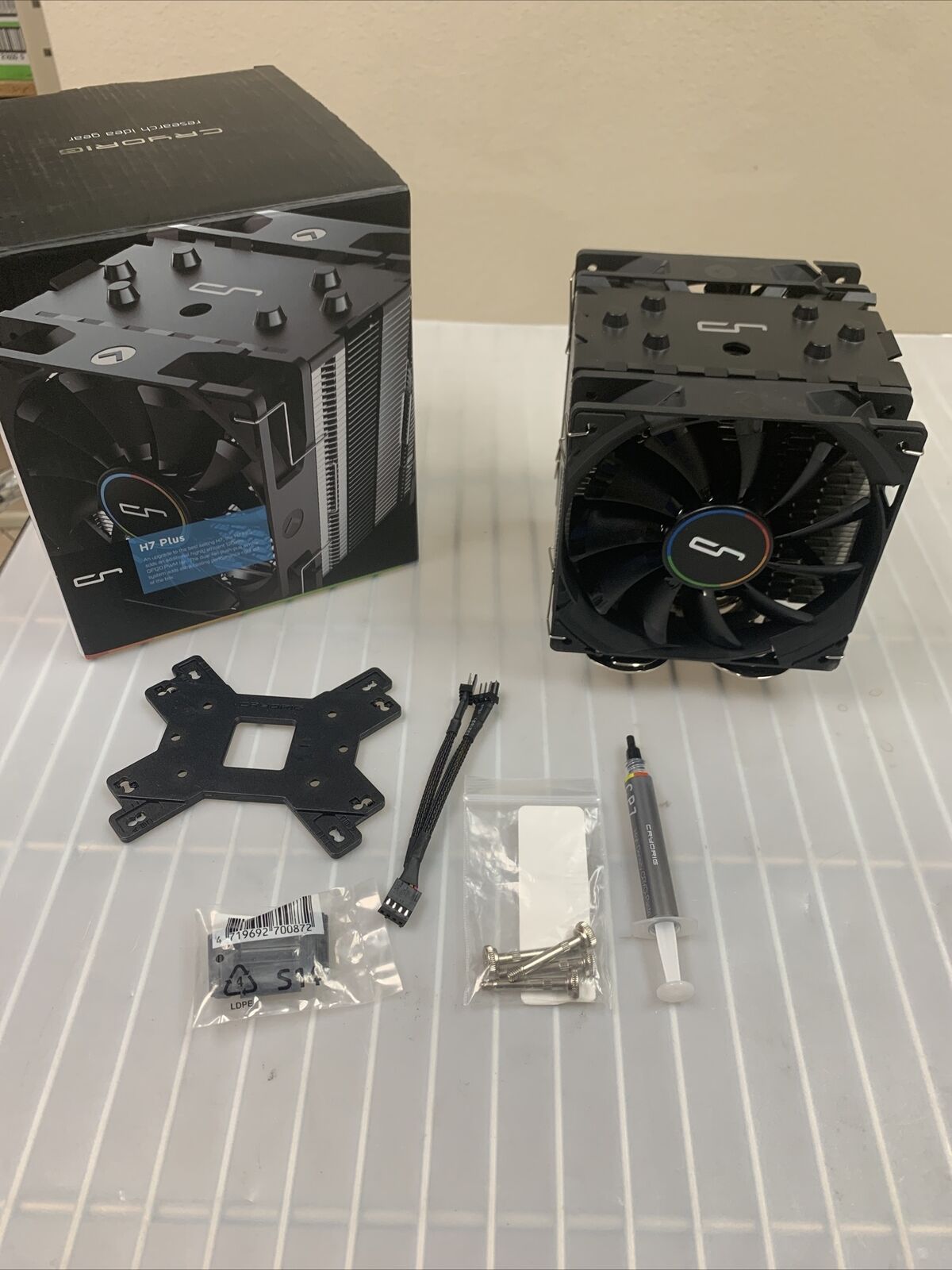 CRYORIG H7 Plus Dual 120mm Fan Tower CPU Cooler - See Images For Condition