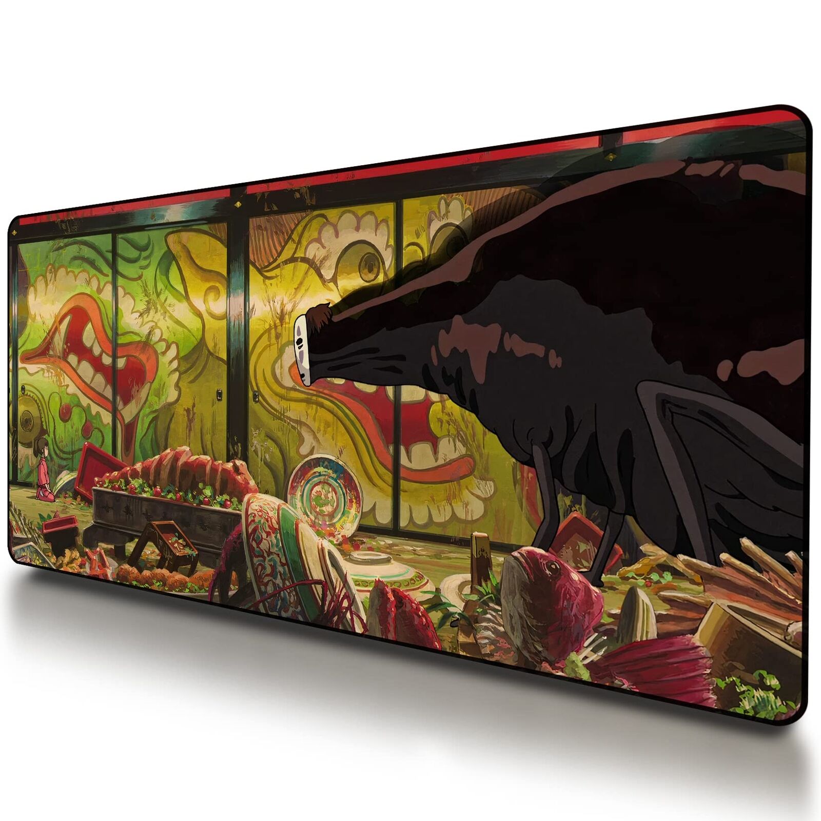 Anime Spirited Away XXL Extended Gaming Mouse Pad - Extra Large, Non Slip, Gh...