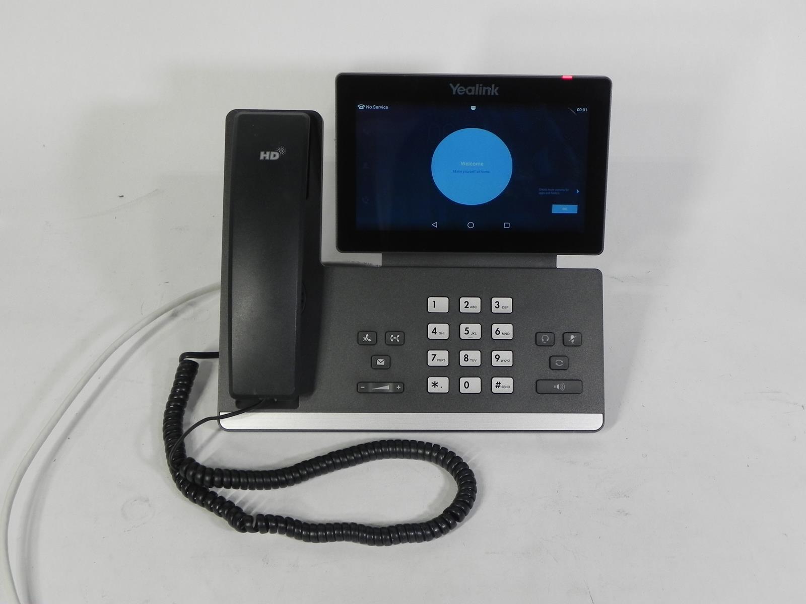 Yealink SIP-T56A Smart VoIP PoE Smart Business Office Phone + Handset