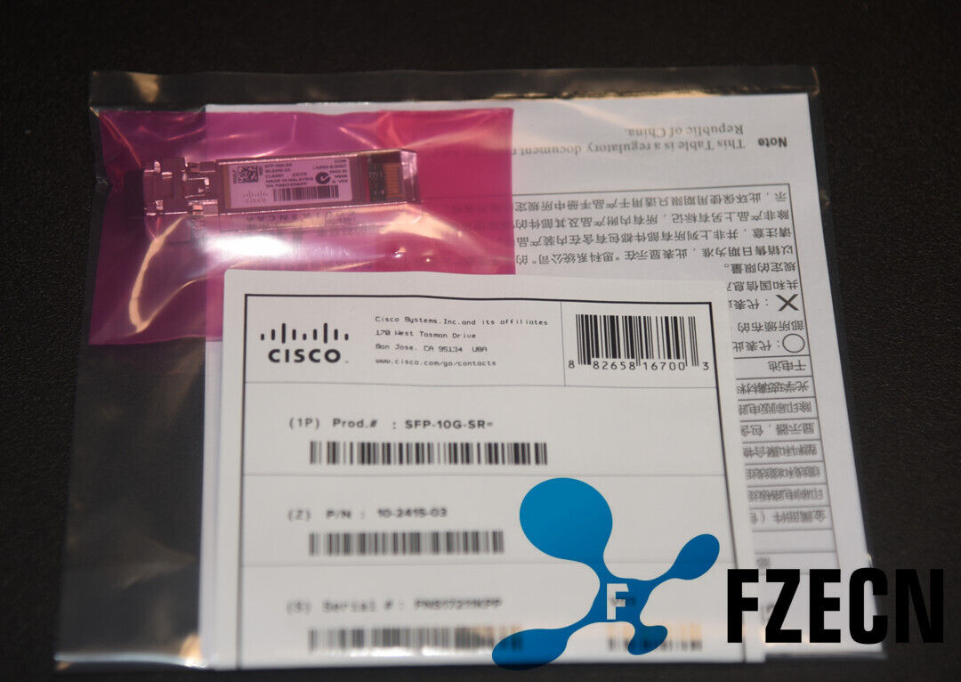NEW Sealed Original Cisco SFP-10G-SR 10G SR SFP+ Module 850nmMM *US Shipping*