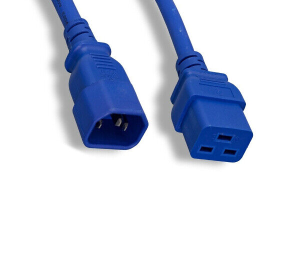 10Ft BLU Power Cord for HP HPE AC Power Supply JD218A#ABA JD219A#ABA Jumper Cord