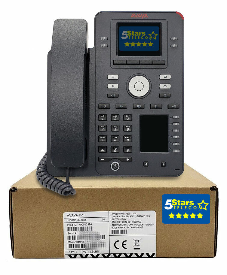 Avaya J159 IP Phone (700512394) - Brand New, 1 Year Warranty