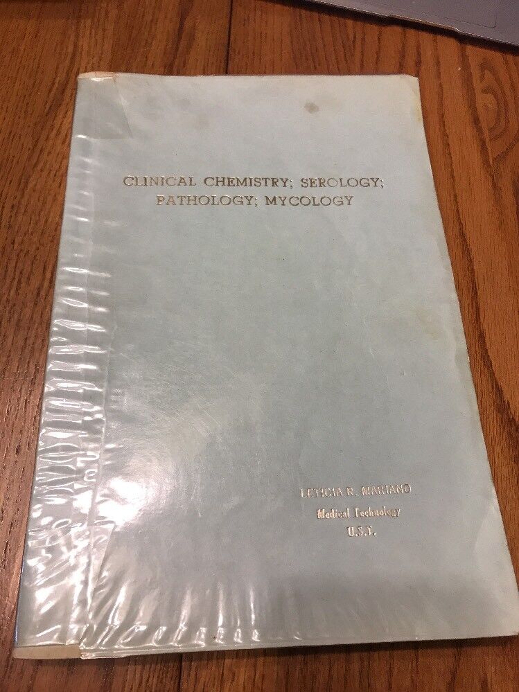 Clinical Chemistry; Serology Pathology; Mycology By Leticia R. Mariano Madical T