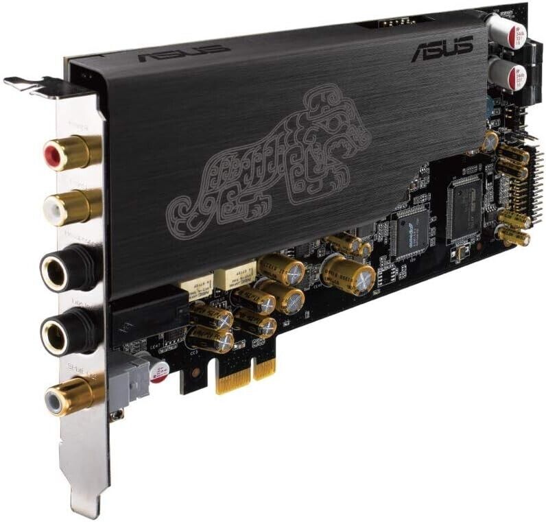 ASUSTek sound card PCI-E 7.1ch output for the card comes with Essence STX II 7.