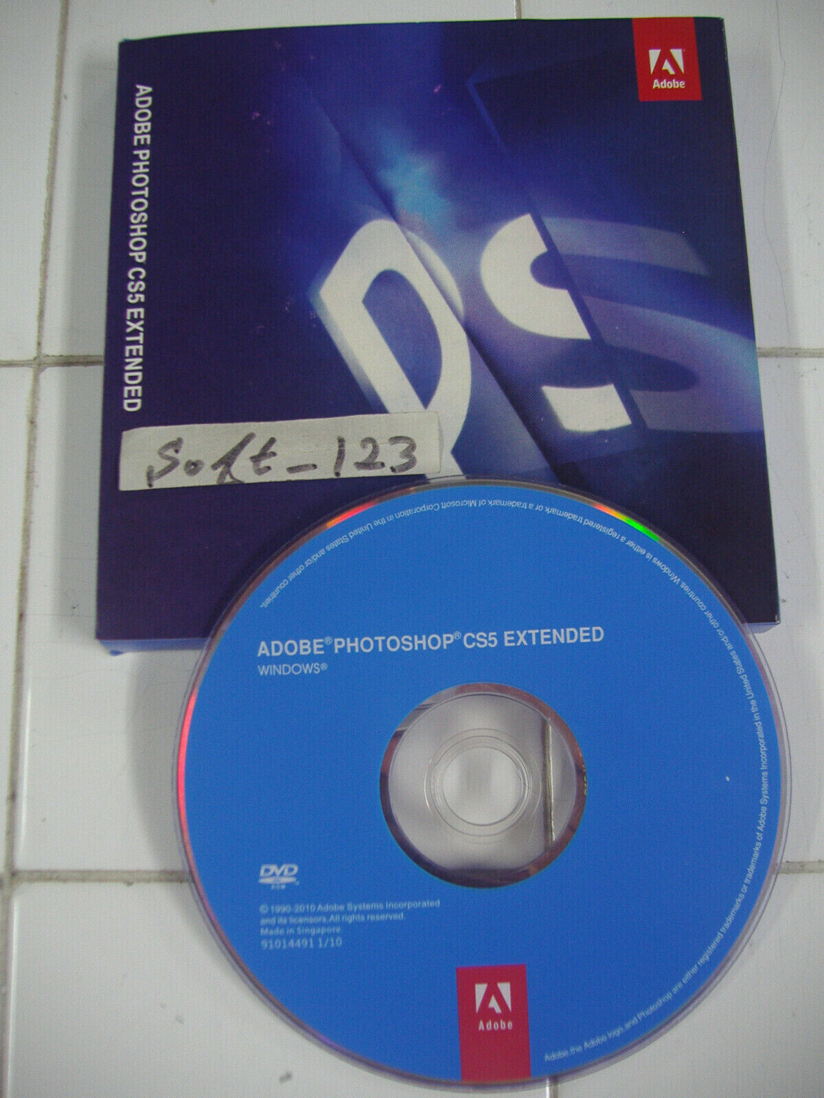 Adobe Photoshop CS5 Extended 64 & 32 bit for Windows Full Retail w/Serial Number