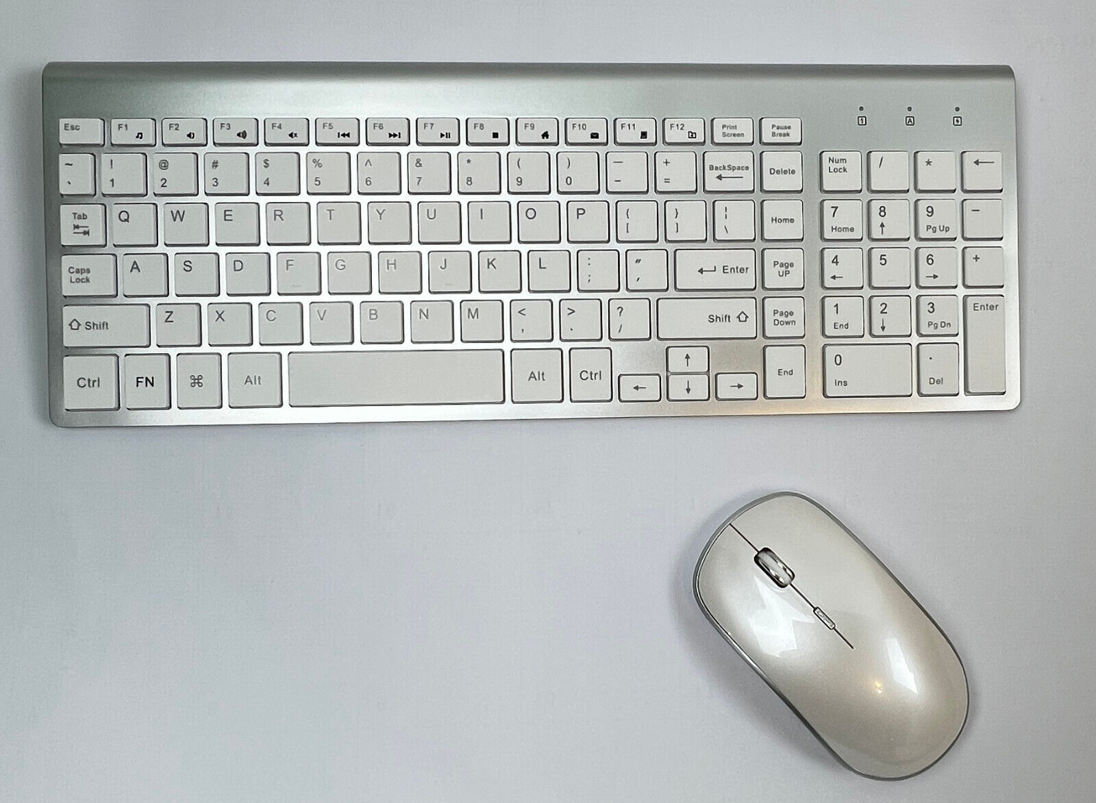 Wireless Keyboard and Mouse,J JOYACCESS 2.4G Ergonomic and Slim Wireless Compute