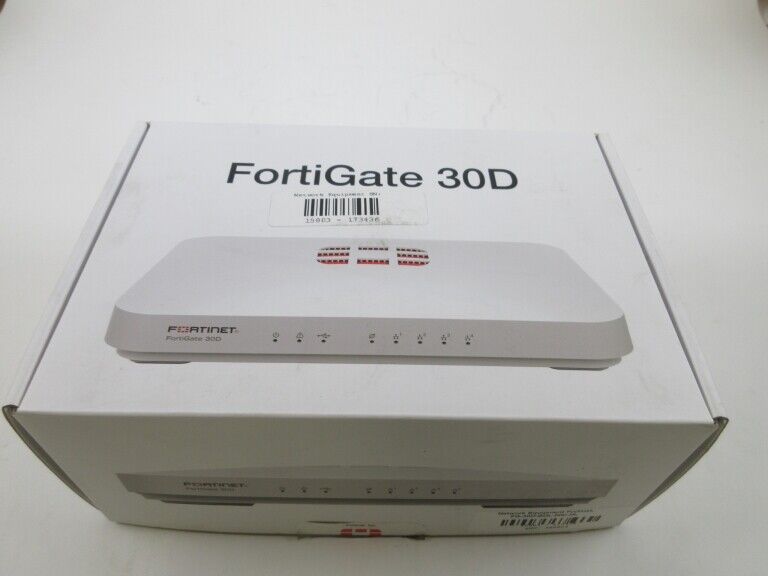 Fortinet FG-30D Firewall Router FG-30D-BDL-900-36 with FortiCloud Key