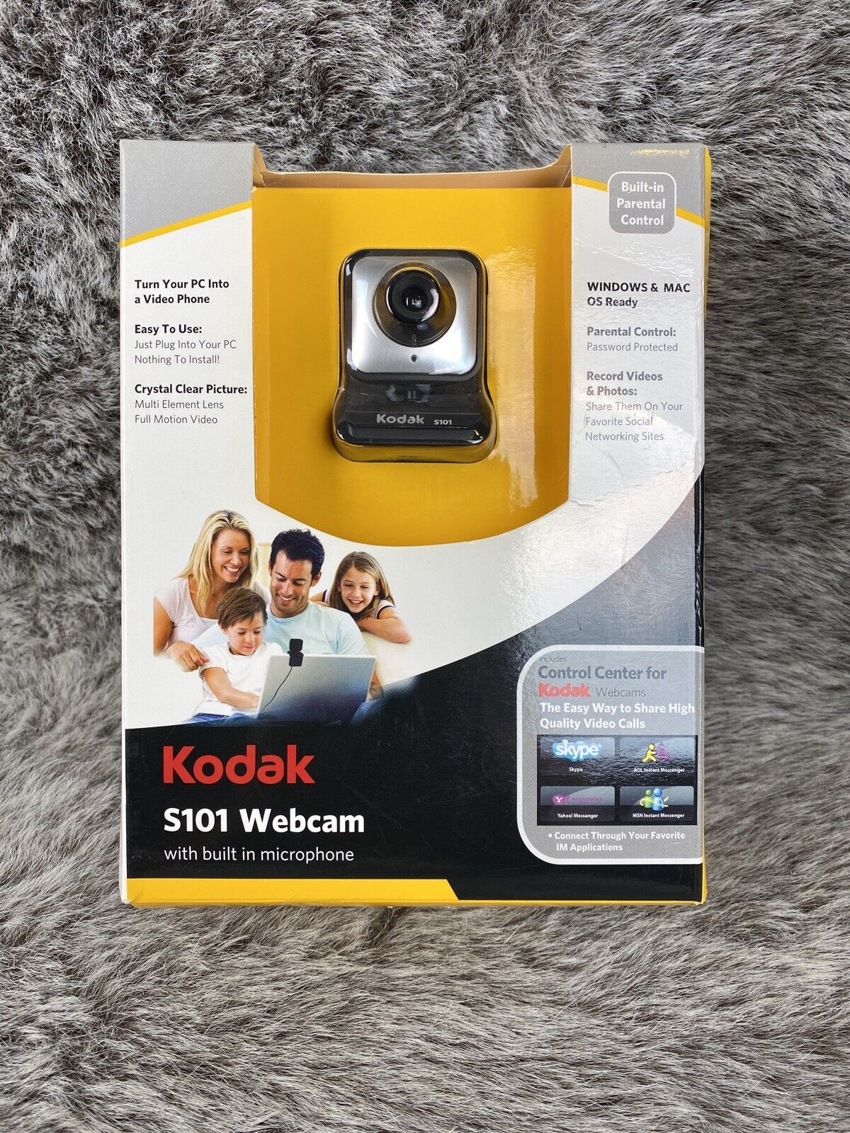 NIB Kodak S101 Webcam With Built In Microphone [2.7 Megapixels]