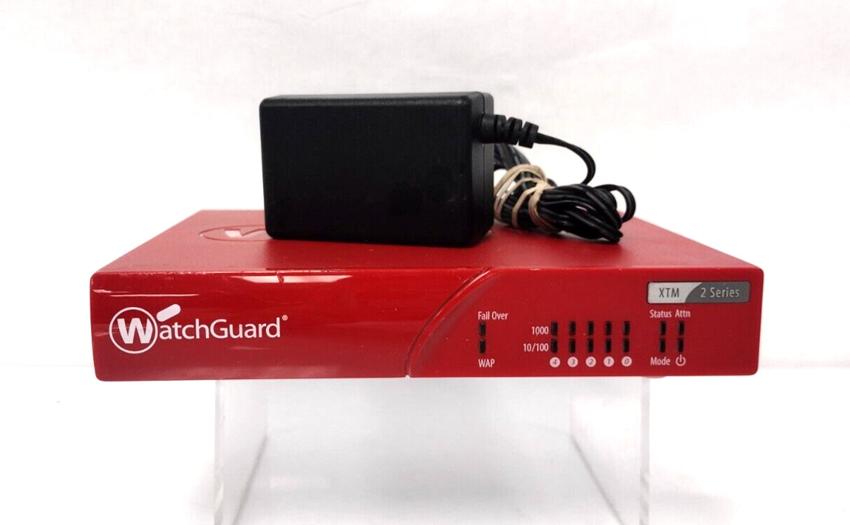 WatchGuard FS1E5 XTM 2 Series Firewall with Power Adapter