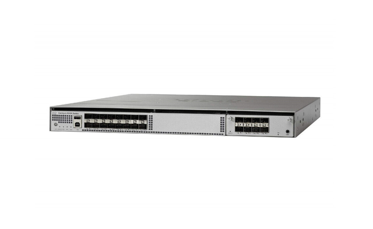 Cisco WS-C4500X-24X-IPB 4500-X 24P RJ45 10Gbps GE IP Base Switch 1 Year Warranty