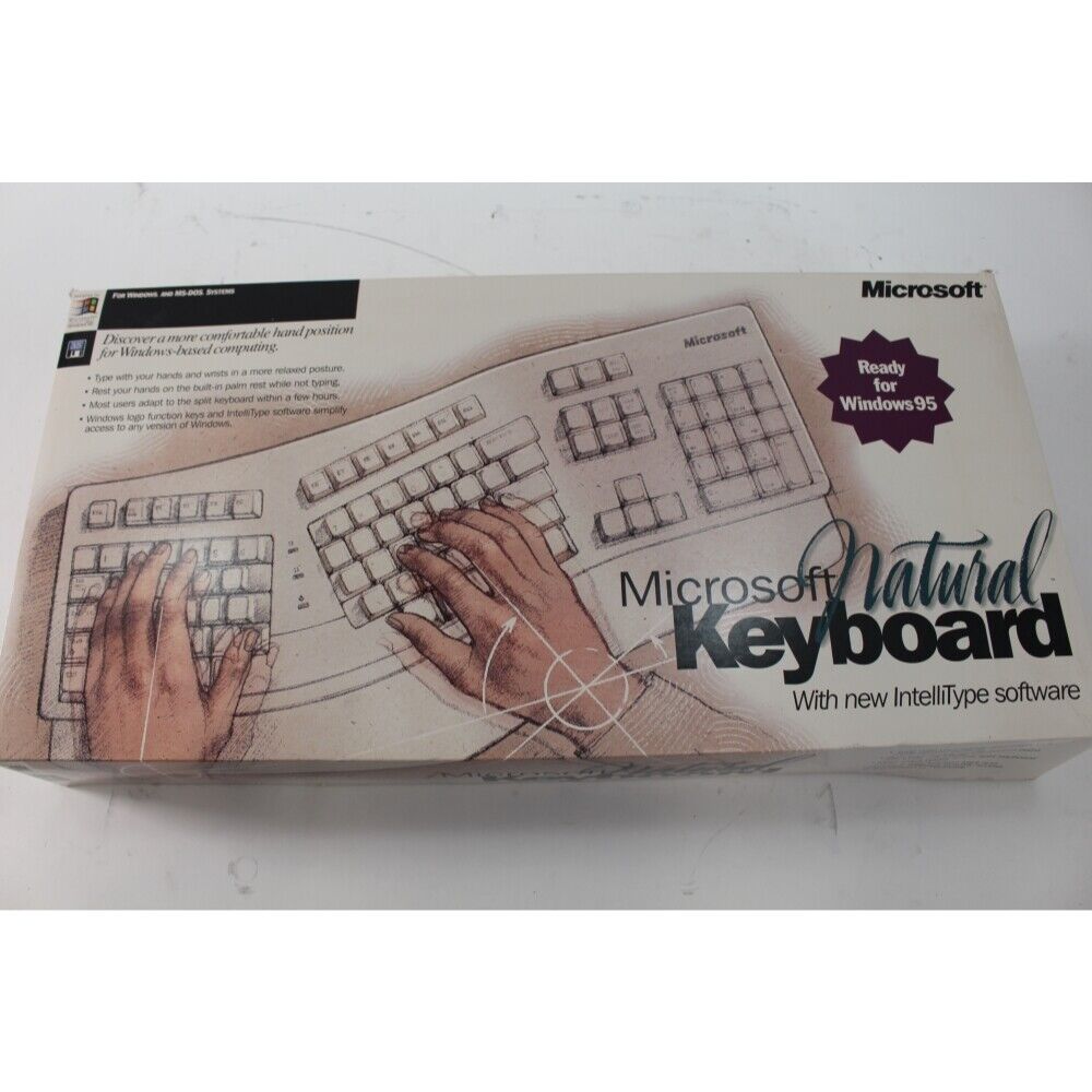 Microsoft Natural Ergonomic Keyboard 59758 - New Open Box