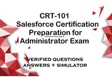 CRT-101 Salesforce Certified Administrator preparation exam dumps QA & simulator picture