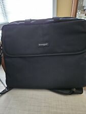 Kensington Black Laptop Carrying Bag Zipper Closure w/ Large Front Pocket EUC picture