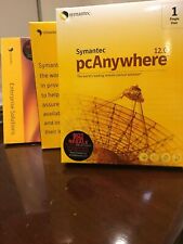 SEALED Symantec Software. 3 Solutions. pcAnywhere 12,Antivirus10.1,Ghost1.1 NFR picture