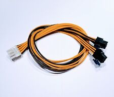 8Pin to 2x6Pin PCIE PSU Modular Cable Corsair AX760i CS750M HX650 RM850 SF450... picture