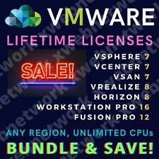 VMWare 7 Suite - vSphere, vCenter, vSan, vRealize, Horizon, Workstation, Fusion picture