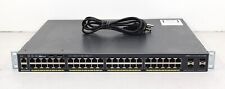 Cisco 2960-X WS-C2960X-48LPS-L PoE+ Network Switch with Stack Mod picture