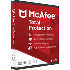 McAfee Total Protection 2024 | 1/3/5/10 Devices 1-3 Years | New | Flash Shipping picture
