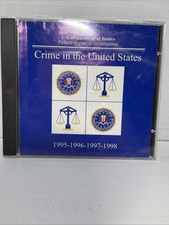 Crime In The United States 1995-1998 Crime Reports FBI DOJ Library VTG picture