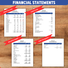 Financial Statement Template | Financial Statements | Profit and Loss Statement picture