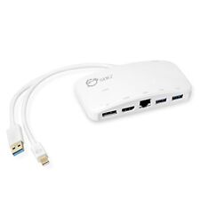 SIIG Mini-DP Video Dock with USB 3.0 LAN Hub - White (JU-H30212-S1) picture