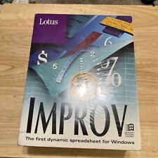 Lotus Improv Spreadsheet For Microsoft Windows - 2.0 - NEW In Sealed Box picture