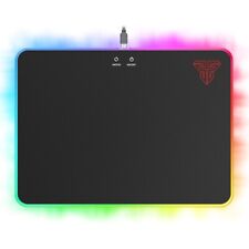 Hard Gaming RGB Mouse Pad Fantech Smooth Surface 13.98×10.04×0.23 Inch Black picture