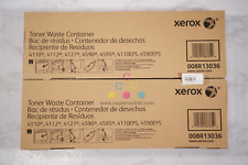 2 OEM Xerox 4110, 4127, 4590, 4595, D110, D125 Waste Toner Containers 008R13036 picture