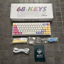 BOYI WK68 Hot-Swap RGB Mechanical Keyboard, Wireless Bluetooth 5.0/2.4G/Wired picture