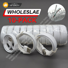 10X Bulk Lot USB Fast Charger Cable For Apple iPhone 14 13 12 11 8 Charging Cord picture