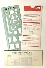 Vintage IBM Flowchart Template GX20-1971-0 HIPO  picture