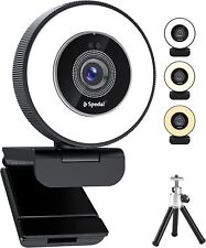 Spedal Webcam 1080P/4K with Ring Light Built-in and Dual Microphone Auto Focus picture