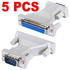5x DB9 9 Pin Male to DB25 25 Pin Female Adapter (DB9M to DB25F) picture