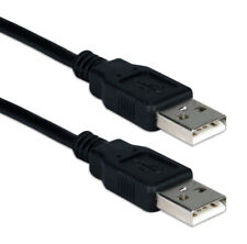 6 Ft USB 2.0 High-Speed Type A Male to Male Black Cable picture