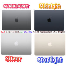 New Macbook Air M2 A2681 (2022) OEM Genuine Screen LCD Display Assembly Silver picture