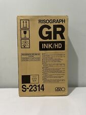 Riso S-2314 Super High Density Black Digital Duplicator Ink for Risograph GR3770 picture