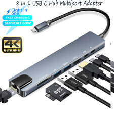 Multiport Type C USB 3.0 HUB to 4K HDMI Adapter SD/TF Card Reader For Macbook picture