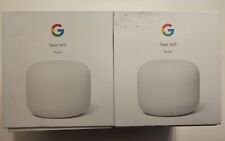 NEW Open Box Lot Of 2 Google Nest Routers- Snow White GA00595-US picture
