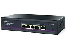 Aumox 5 Port Gigabit POE Switch, 4 Port POE 78W, Gigabit Ethernet Unmanaged picture