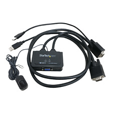 Startech SV211USB 2 Port USB VGA Cable KVM Switch Powered with Remote picture