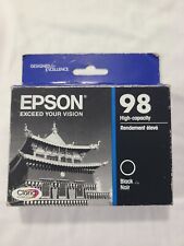 Genuine Epson 98 High Capacity Black T098120 Ink Cartridge New Sealed picture