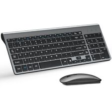 Ultra Slim Wireless Keyboard and Mouse Combo, Silent Compact Keyboard Mouse Set picture